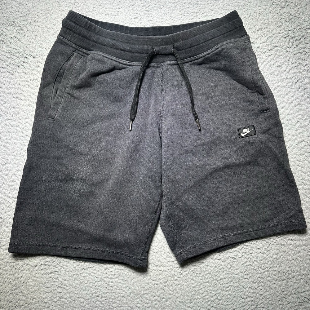 Vintage Nike Swoosh 90s Cotton Shorts Distressed Faded Size Small